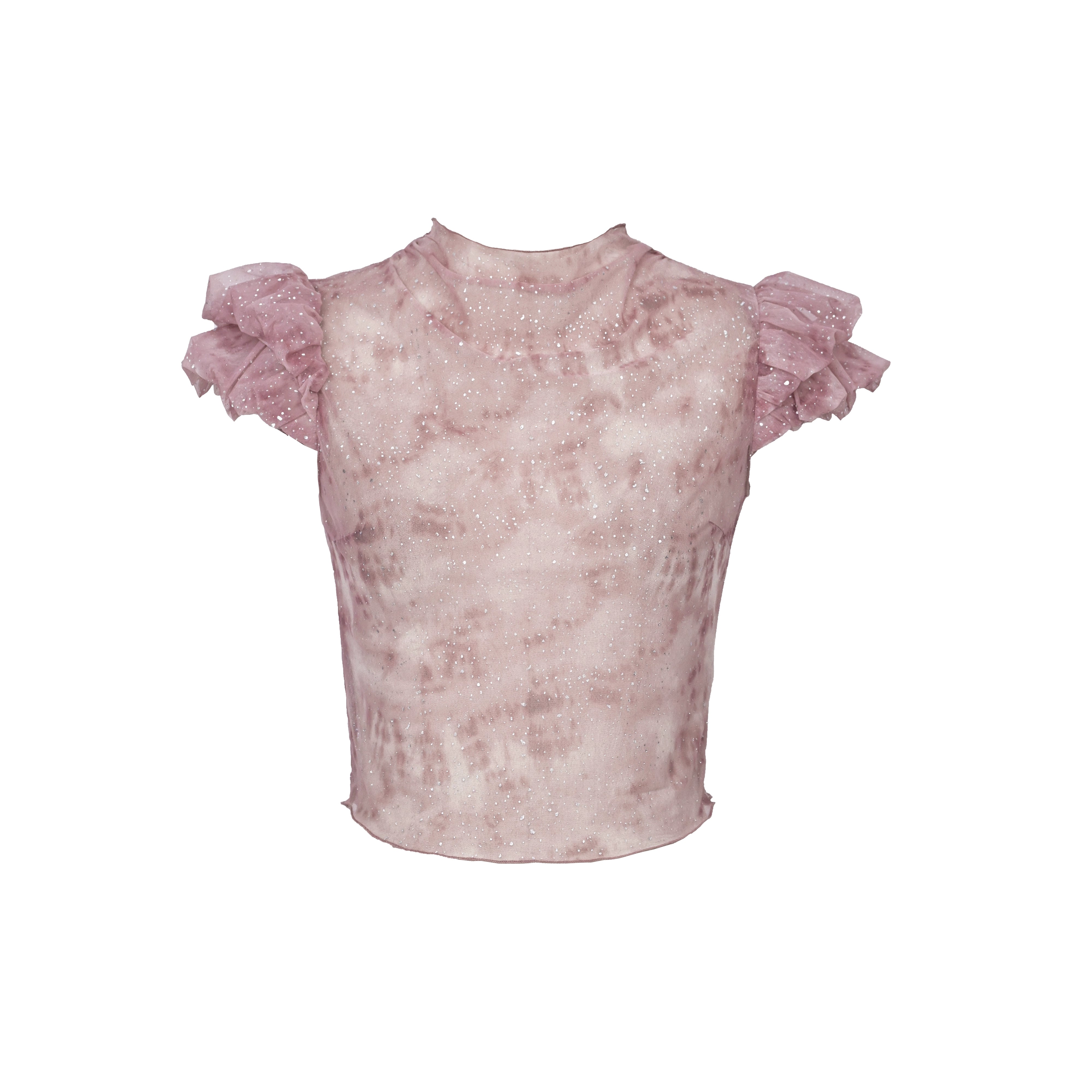 Butterfly Mesh Bustier Top Set