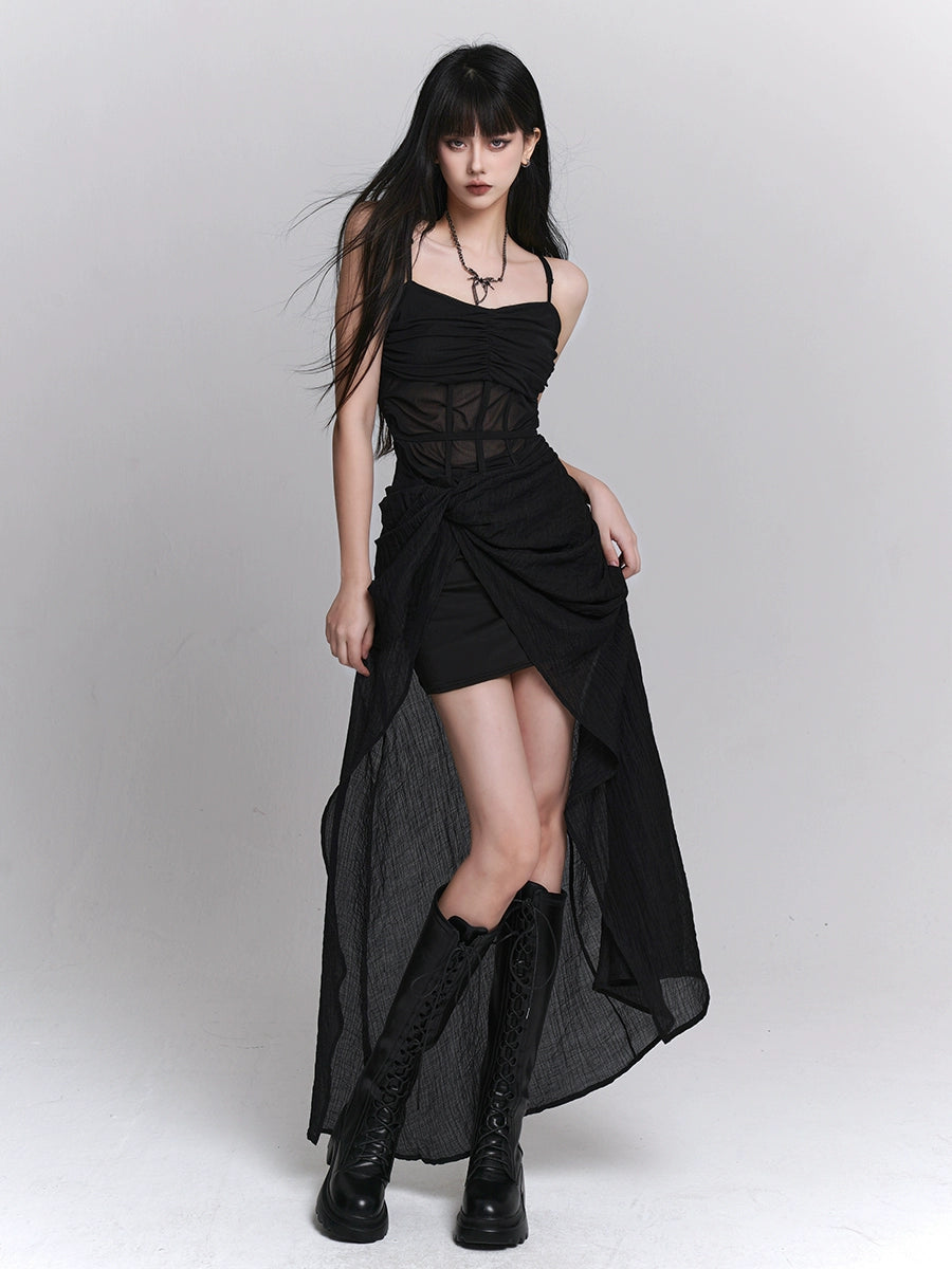 Black Strap Dress - Party Little Black Dress
