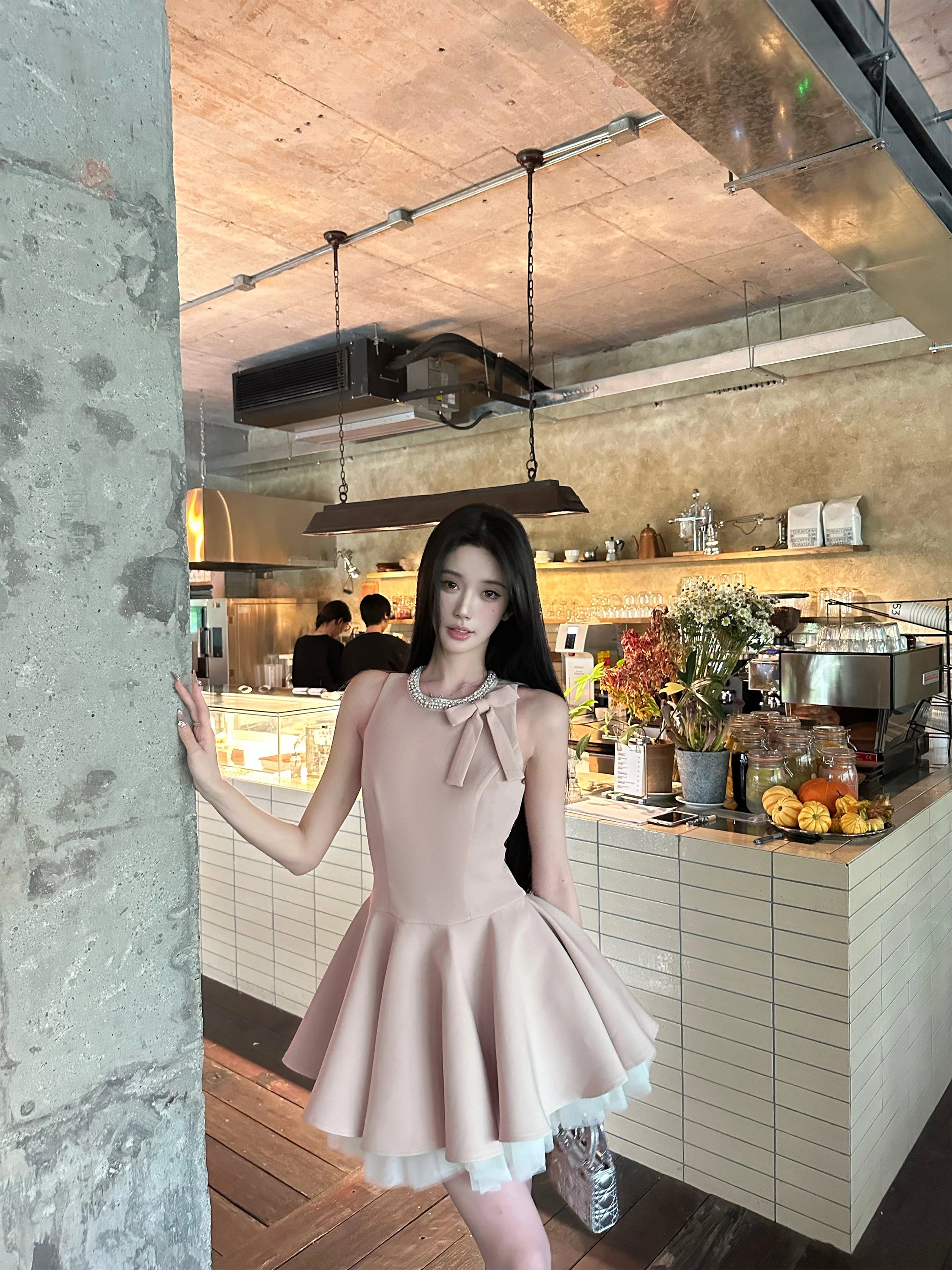 Black Velvet Princess Dress