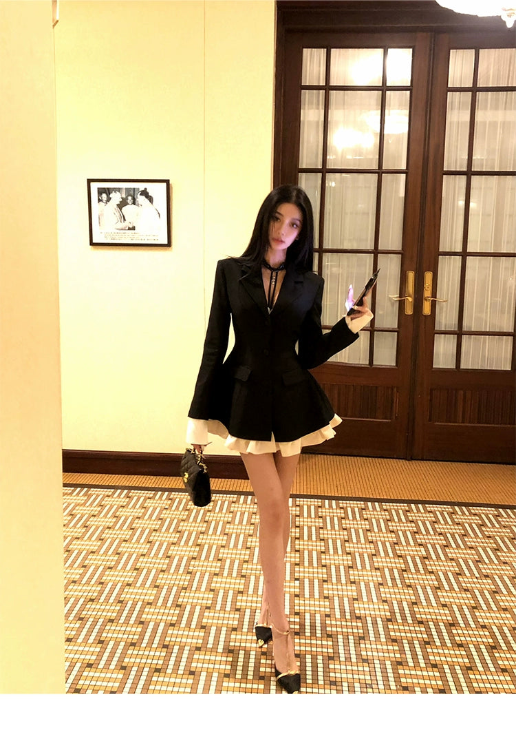 Two-Piece Blazer Dress