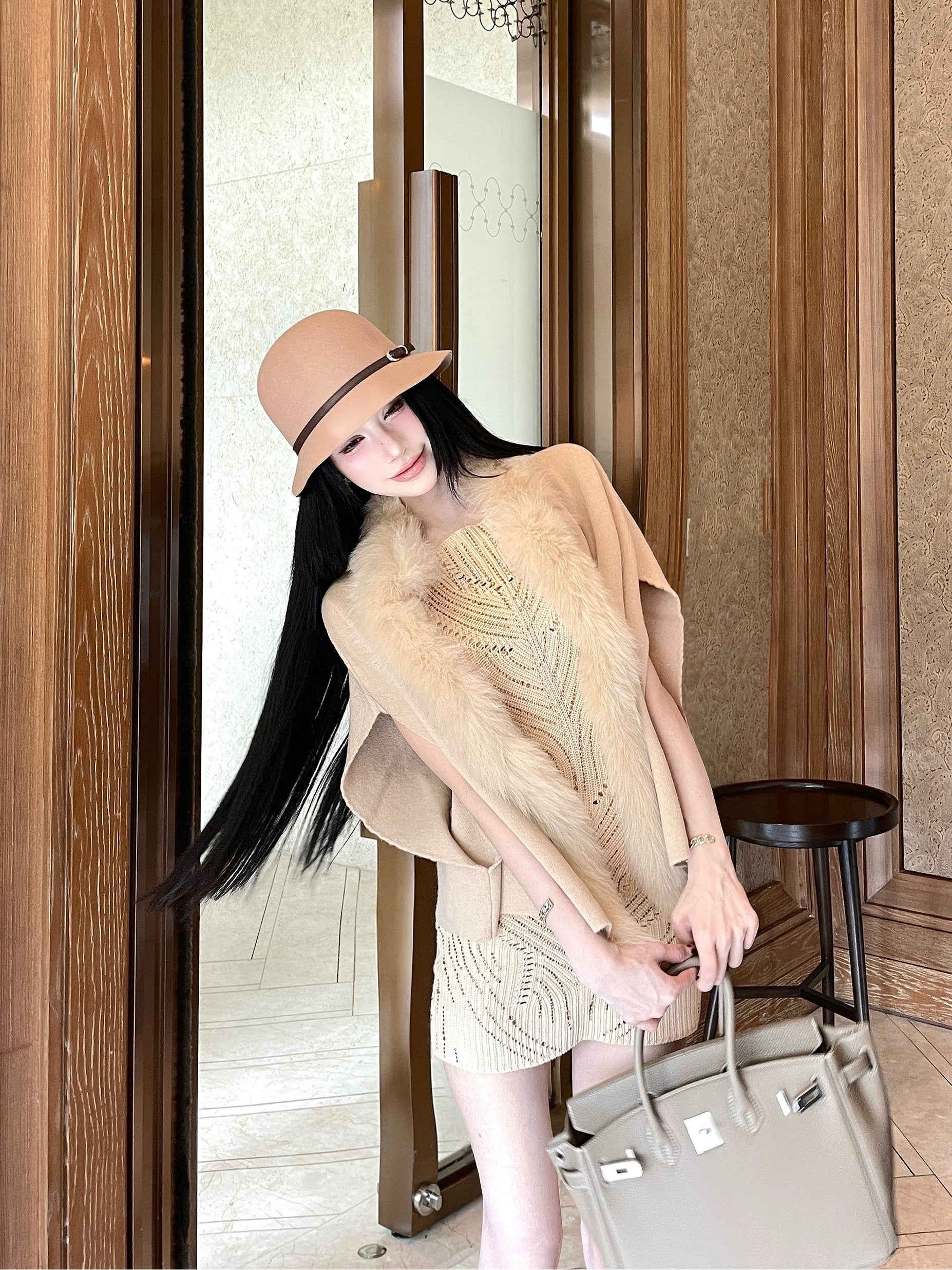 Pure White Knit Bodycon Dress