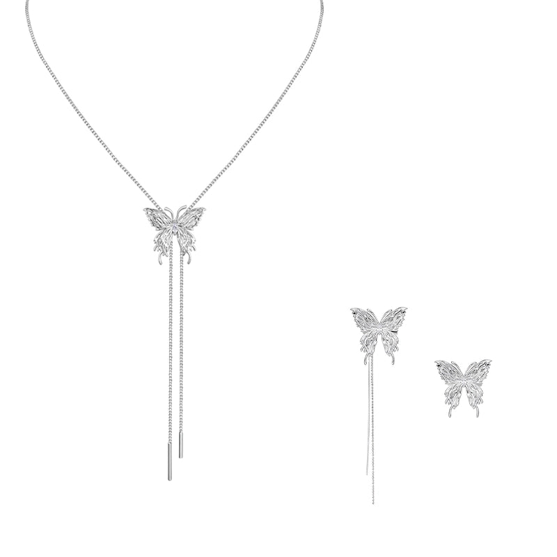 Liquid Butterfly Adjustable Necklace