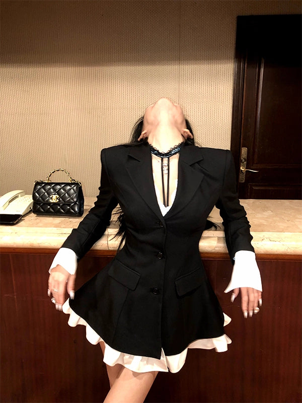 Two-Piece Blazer Dress