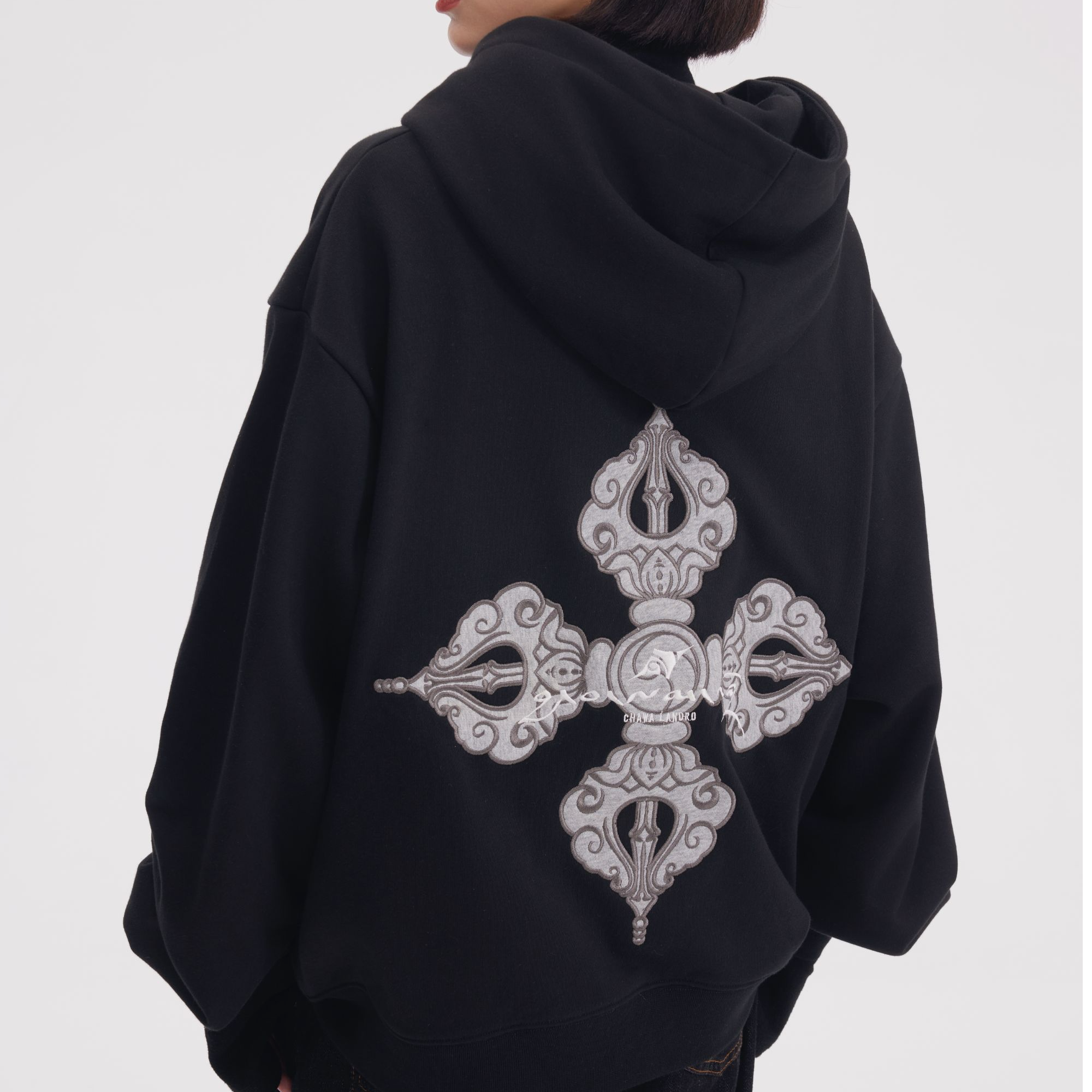 Sanhoostudio Vajra Oversized Hooded Sweatshirt