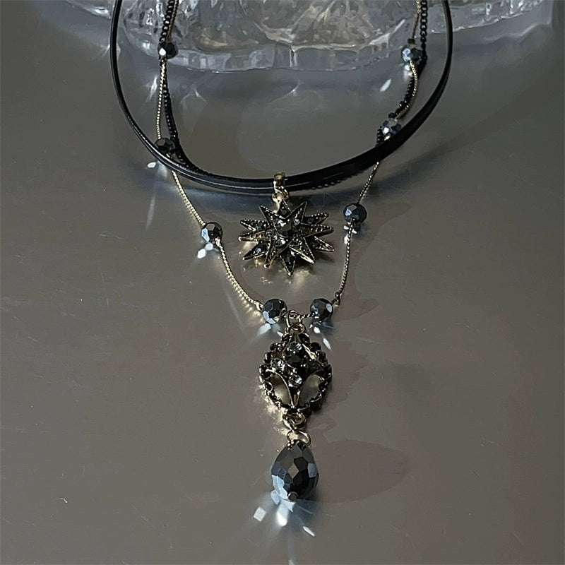 Baroque Layered Exotic Choker Necklace