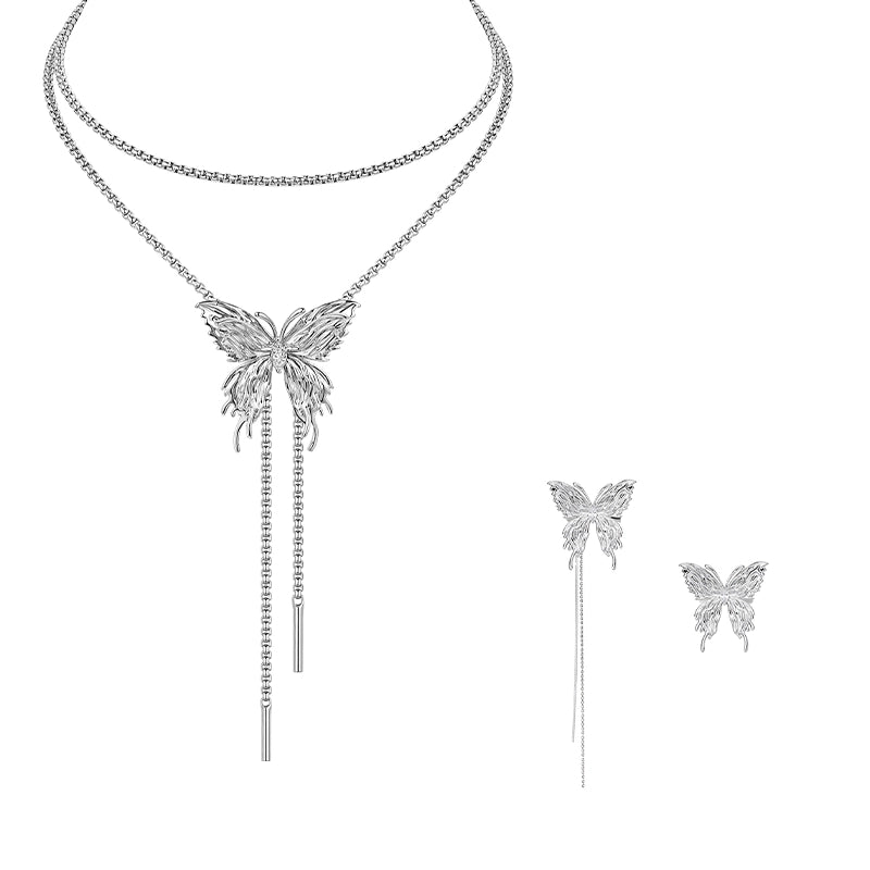 Liquid Butterfly Adjustable Necklace