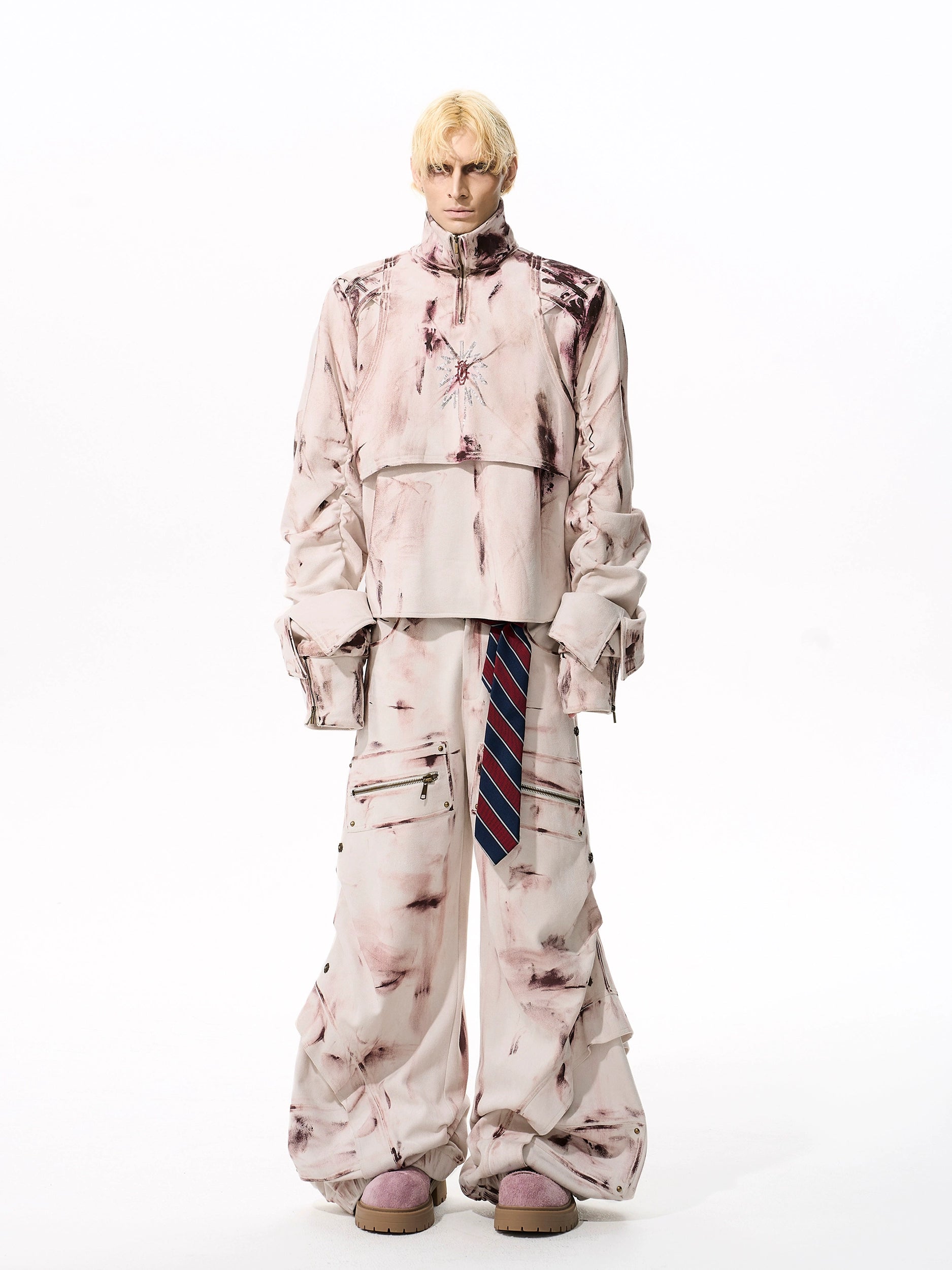 Suede Graffiti Deconstructed Sweatshirt