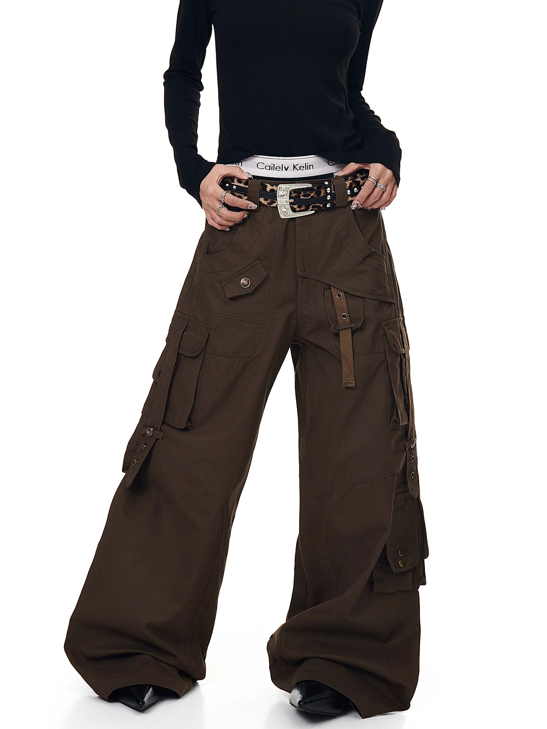 High Street Utility Multi-Pocket Cargo Pants