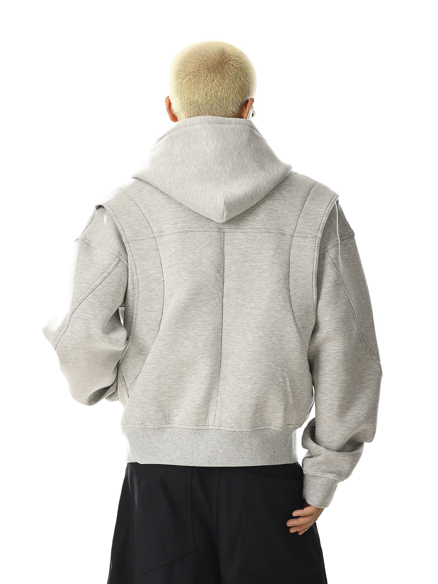 Heavyweight Vintage Hoodie with Oversized Relaxed Fit Design
