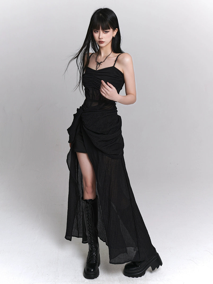 Black Strap Dress - Party Little Black Dress