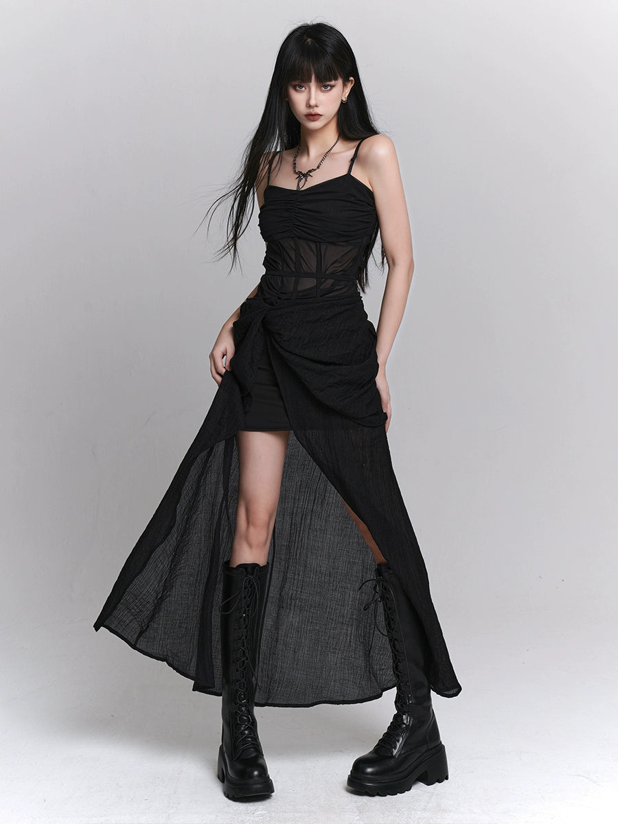 Black Strap Dress - Party Little Black Dress