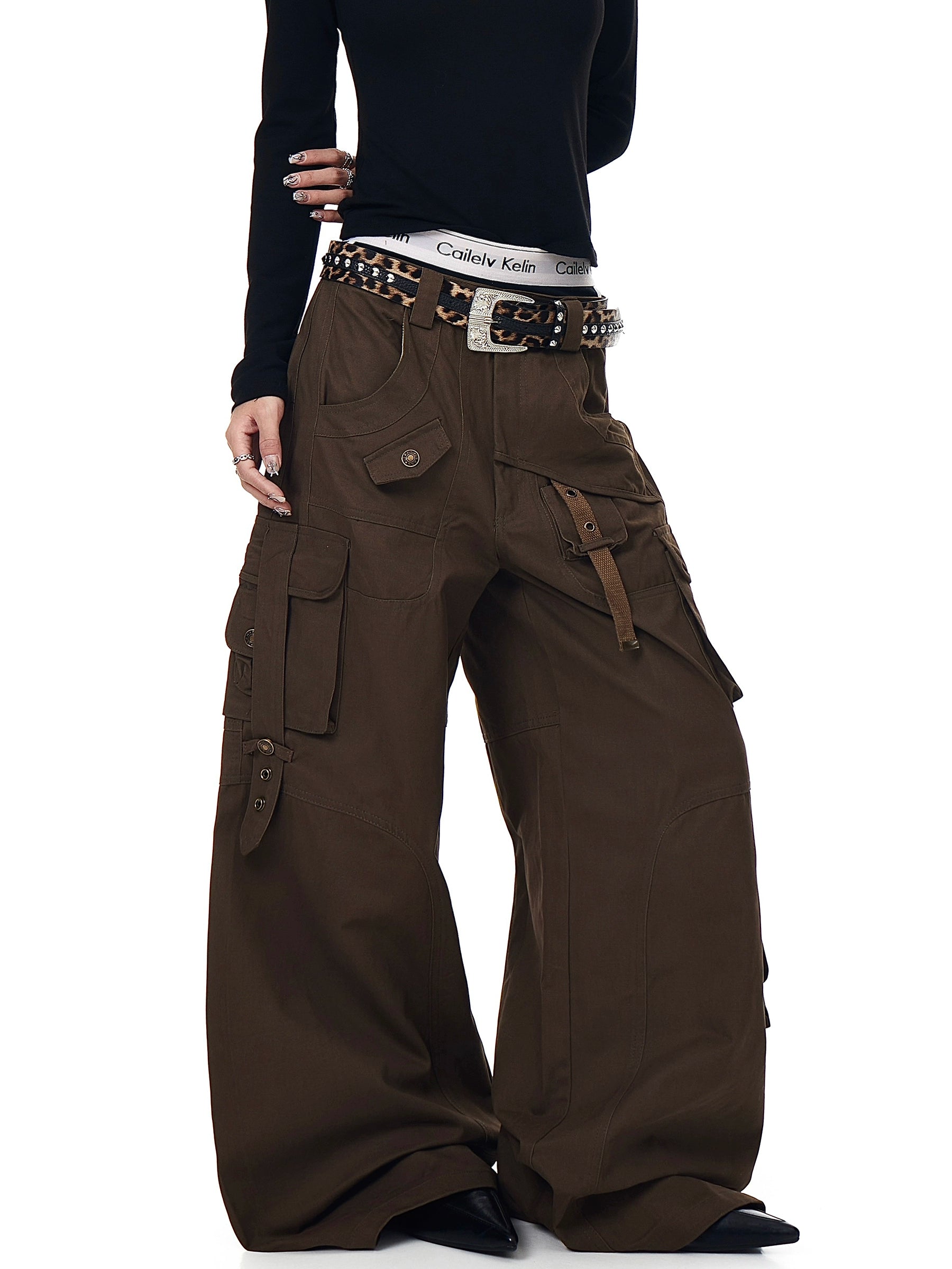 High Street Utility Multi-Pocket Cargo Pants