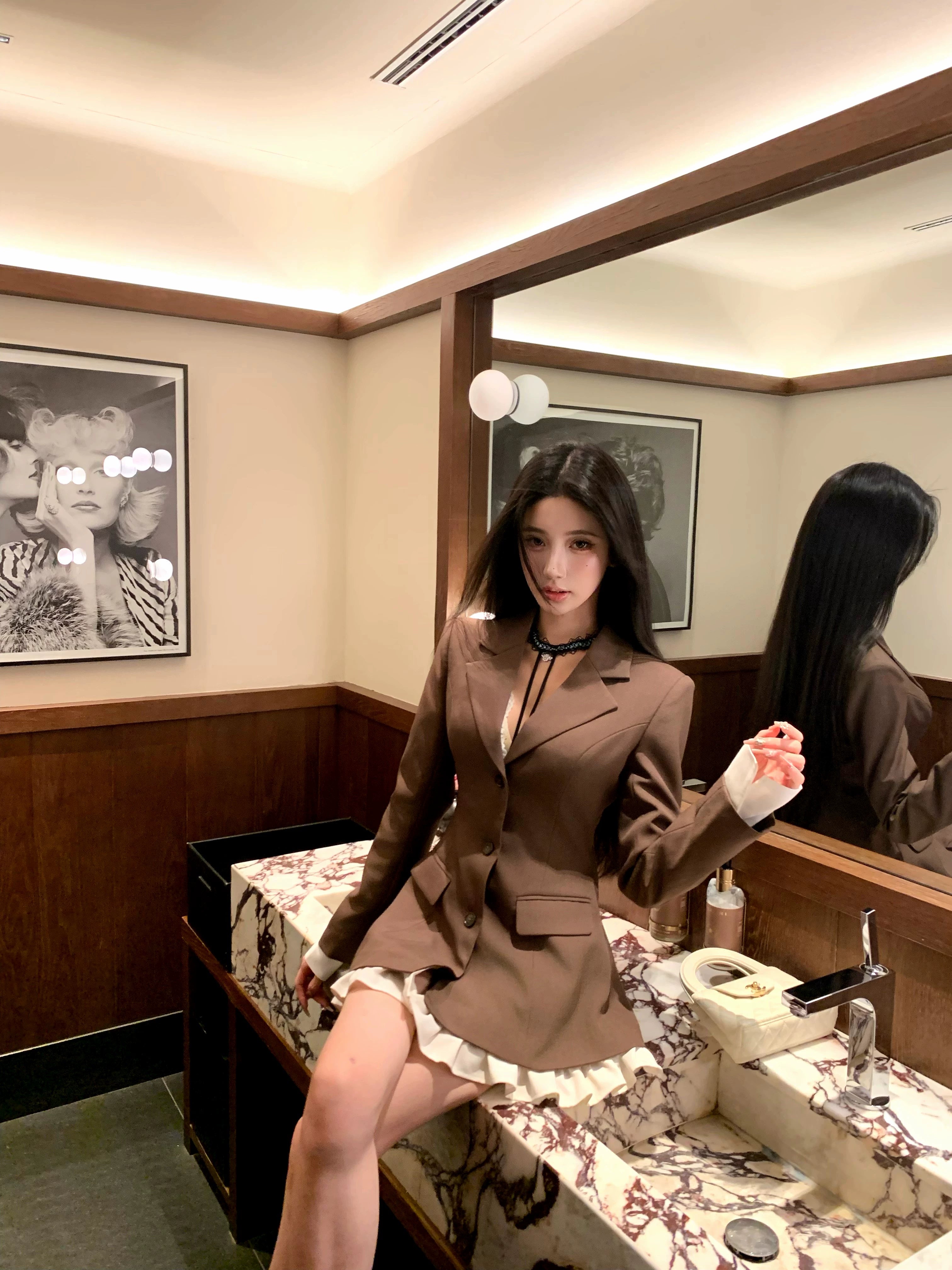 Two-Piece Blazer Dress