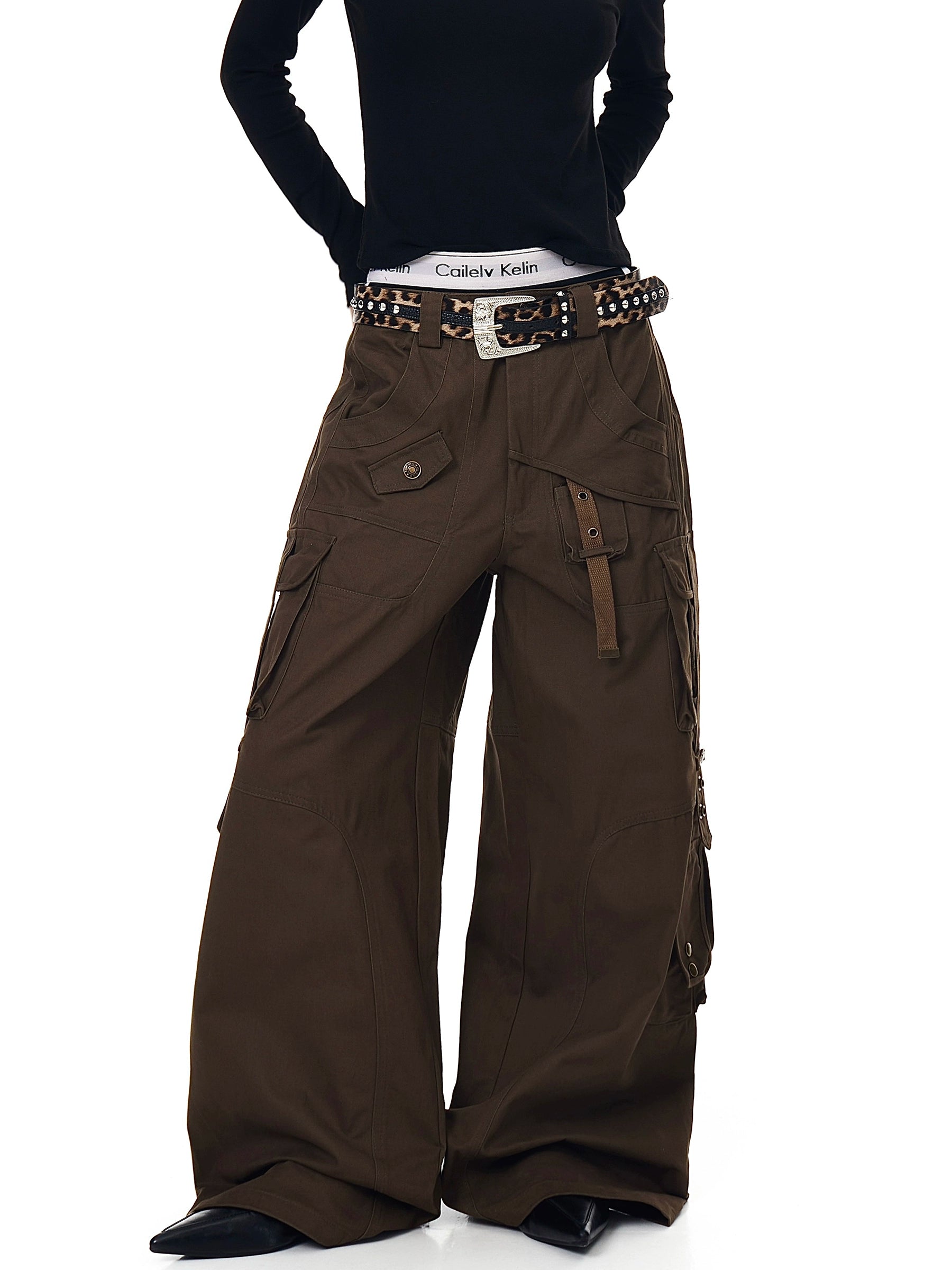 High Street Utility Multi-Pocket Cargo Pants