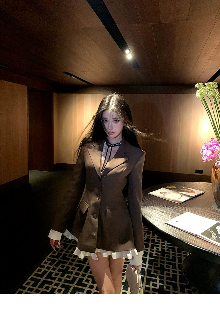 Two-Piece Blazer Dress