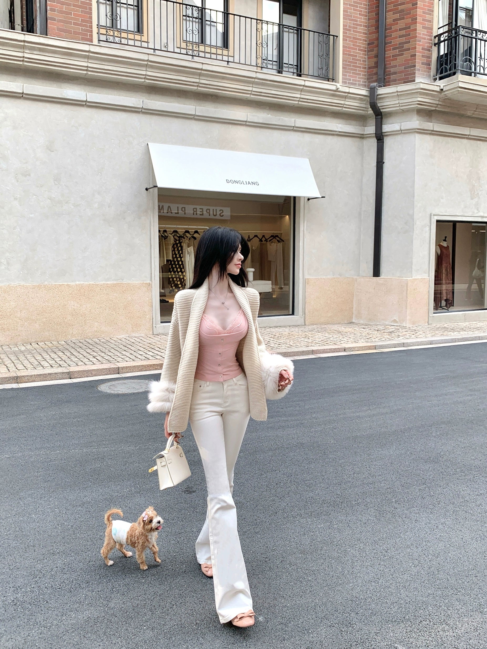 White Flared Denim Jeans