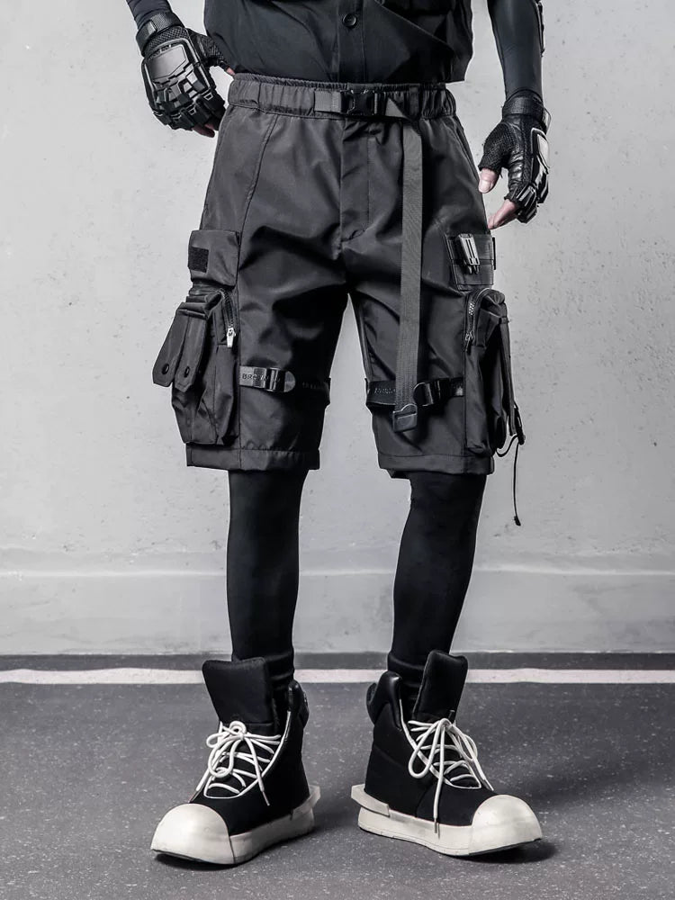 Sanhoostudio Multi Pocket Tactical Shorts