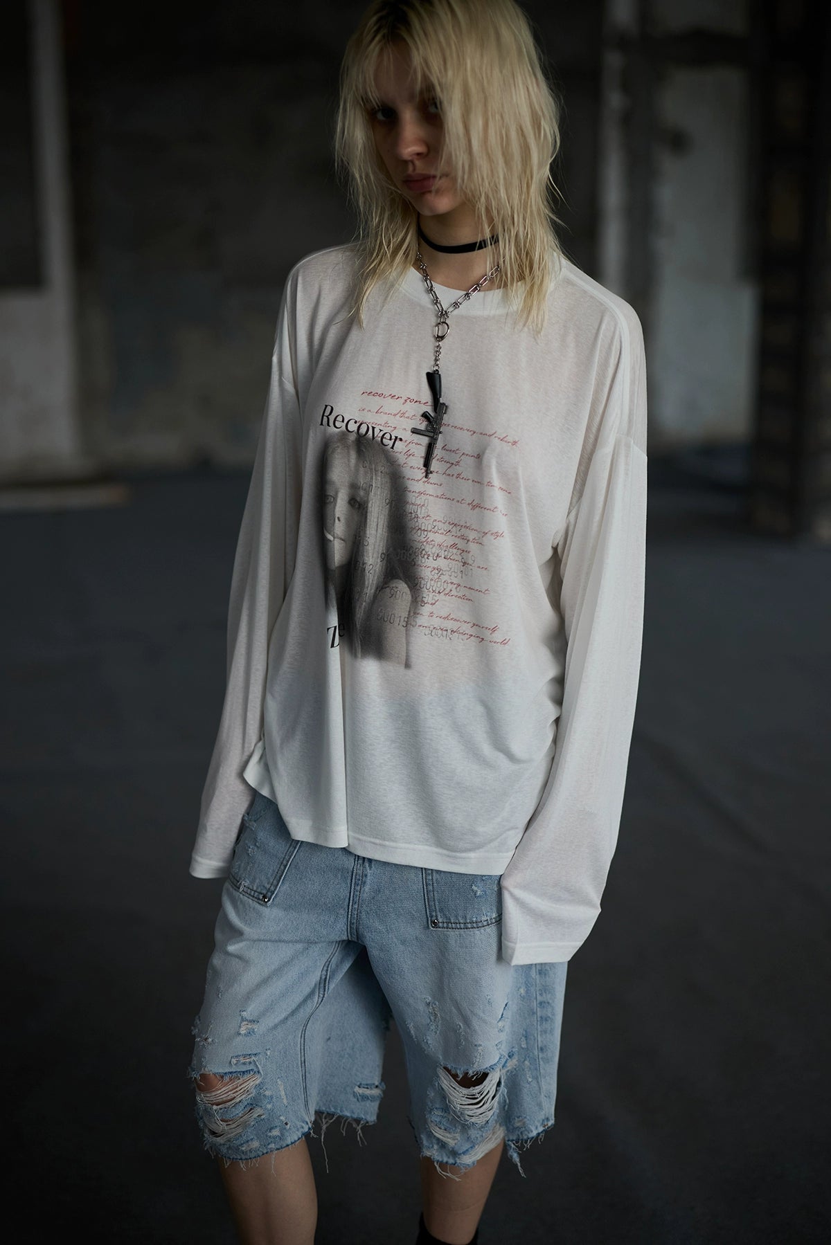 【25s Sep.】Vintage Distressed Ripped Denim Shorts