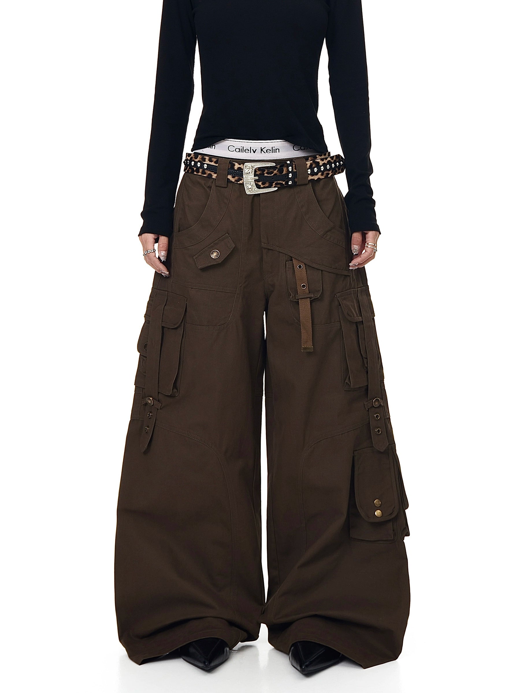 High Street Utility Multi-Pocket Cargo Pants