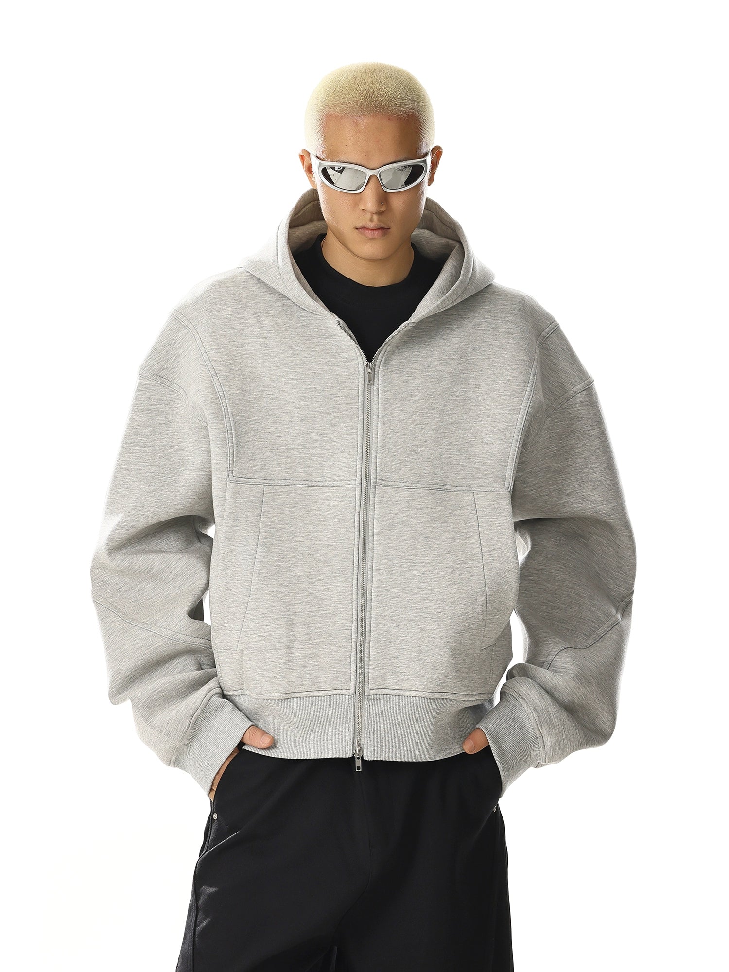 Heavyweight Vintage Hoodie with Oversized Relaxed Fit Design