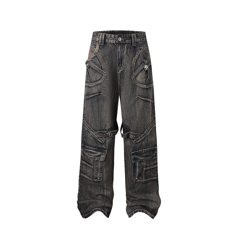 Reconstructed Deconstructed Patchwork Jeans