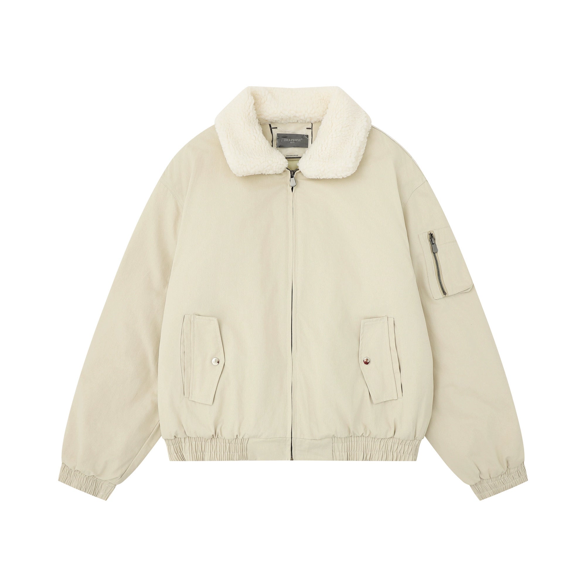 Coffee Sherpa Collar Cleanfit Winter Jacket