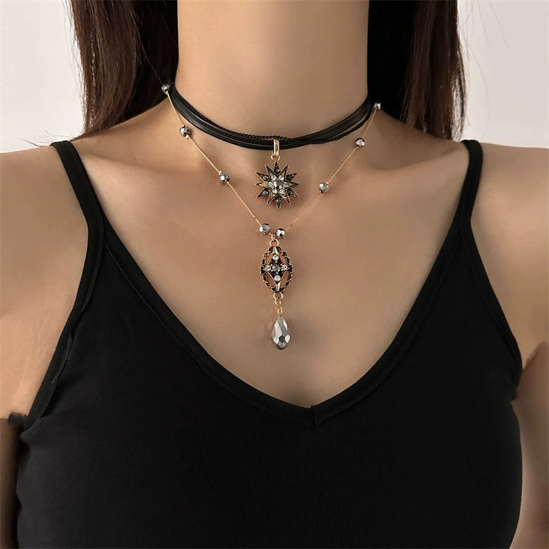 Baroque Layered Exotic Choker Necklace