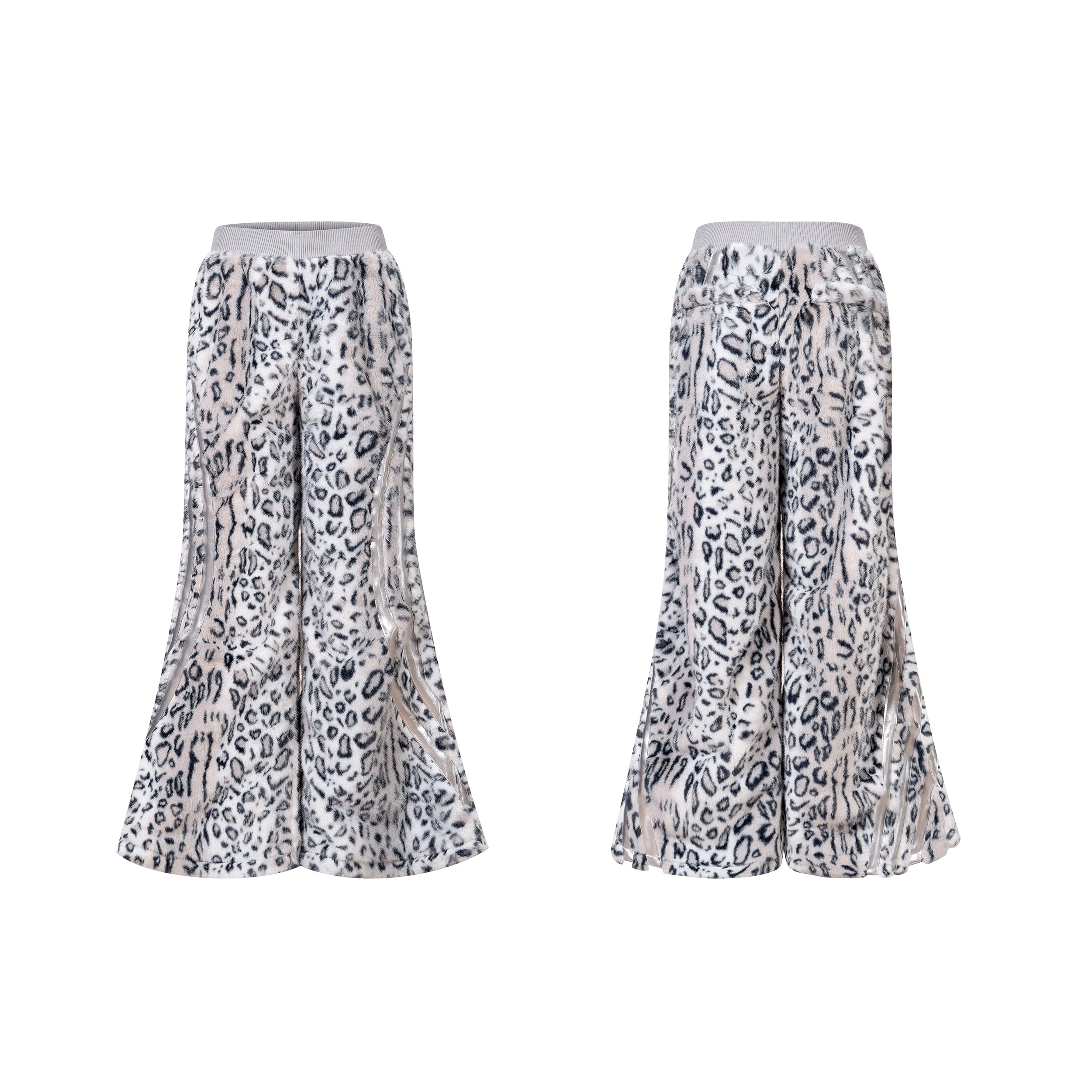 Faux Fur Patchwork Short Sleeve Sweatshirt