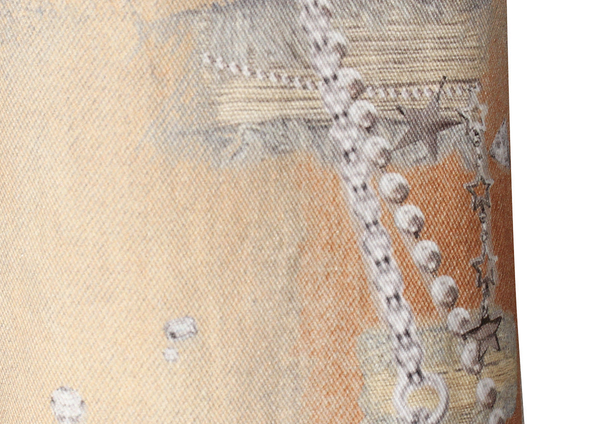 【25s Aug.】Vintage Chain Pattern Denim Jeans