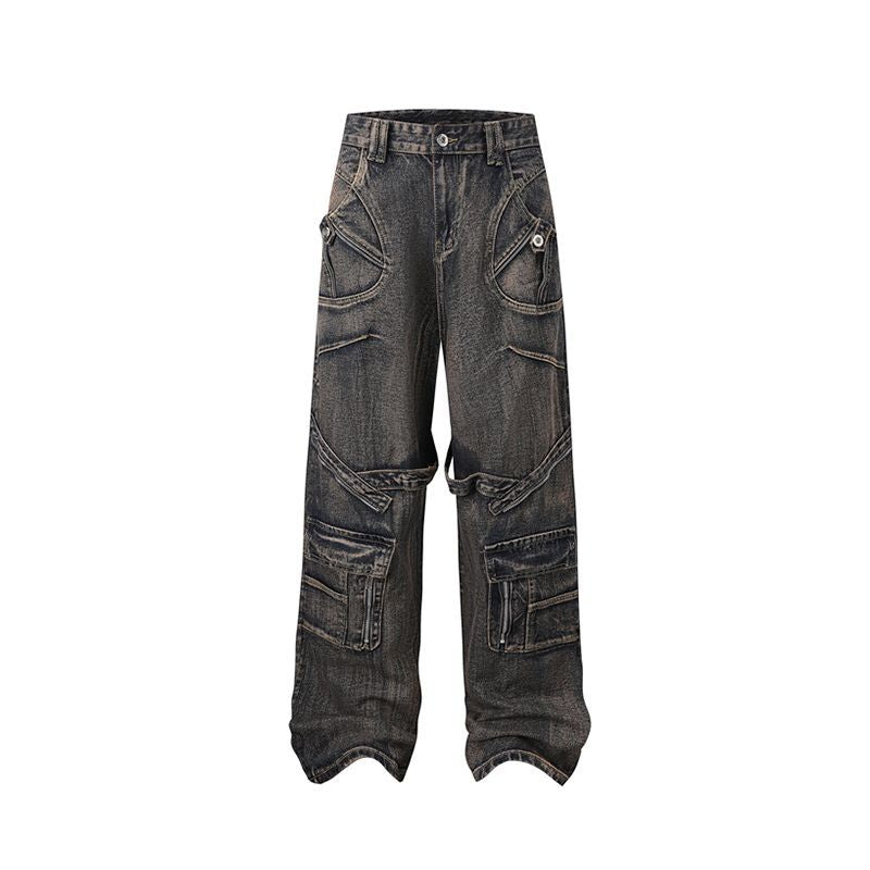 Reconstructed Deconstructed Patchwork Jeans