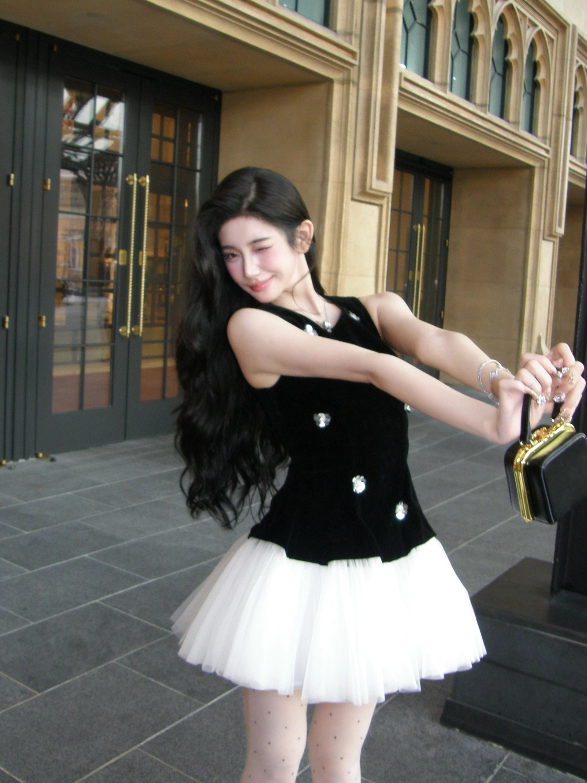 Black Princess Tulle Dress