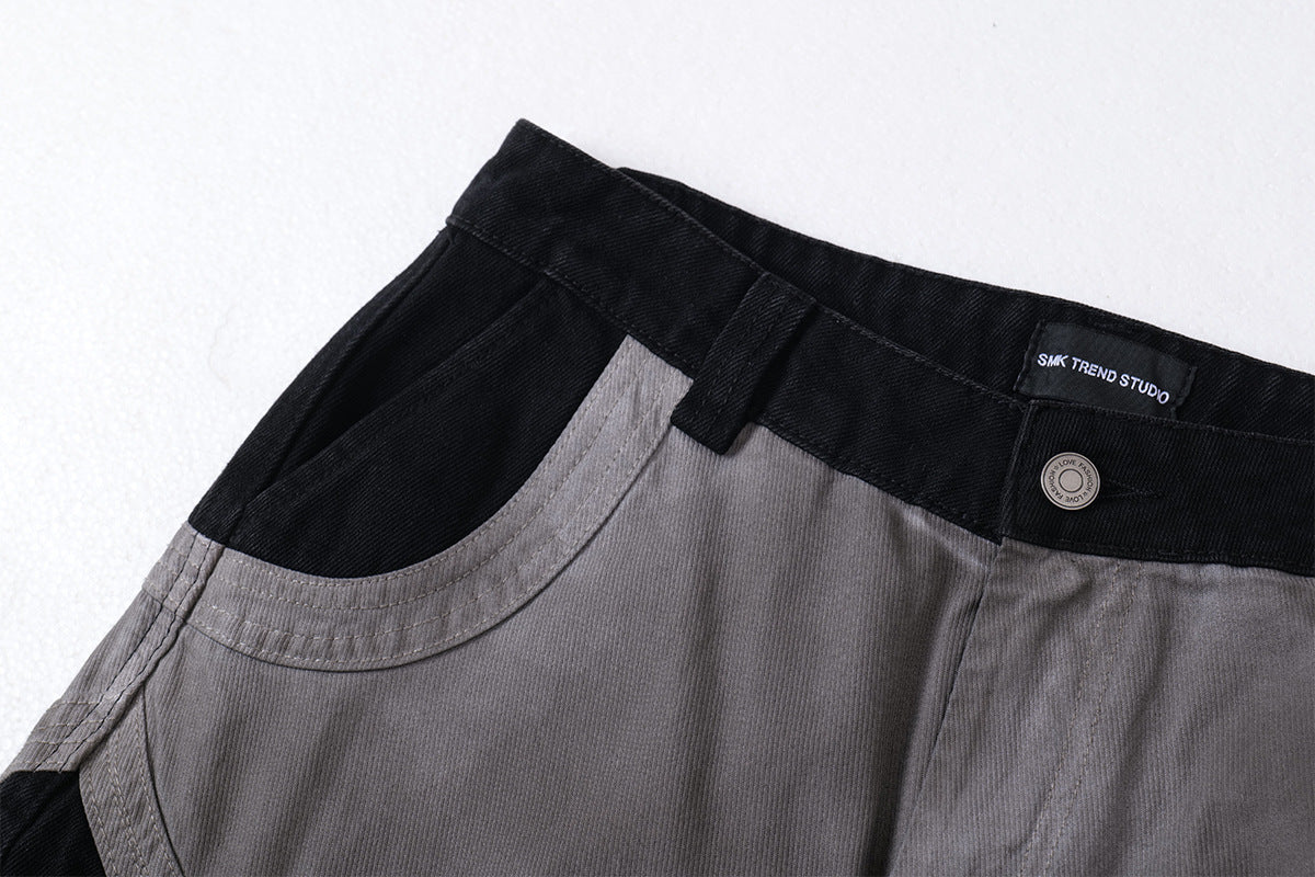 【25s Aug.】Dark Paratrooper Tactical Loose Overalls are inspired by military aesthetics and functional design. Featuring a loose, utility-style silhouette, these overalls are crafted from durable fabric with reinforced stitching for everyday wear and movement.