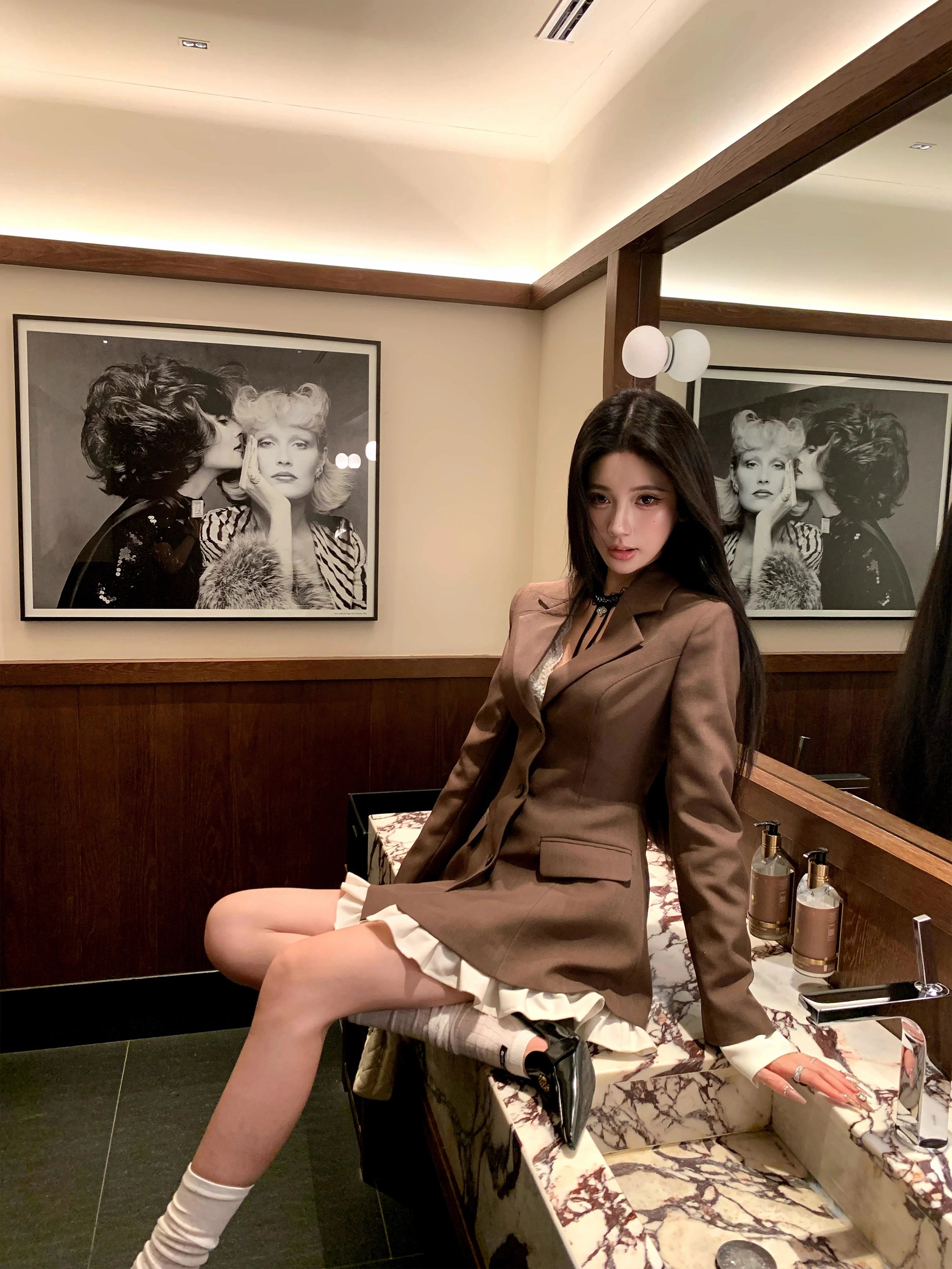 Two-Piece Blazer Dress