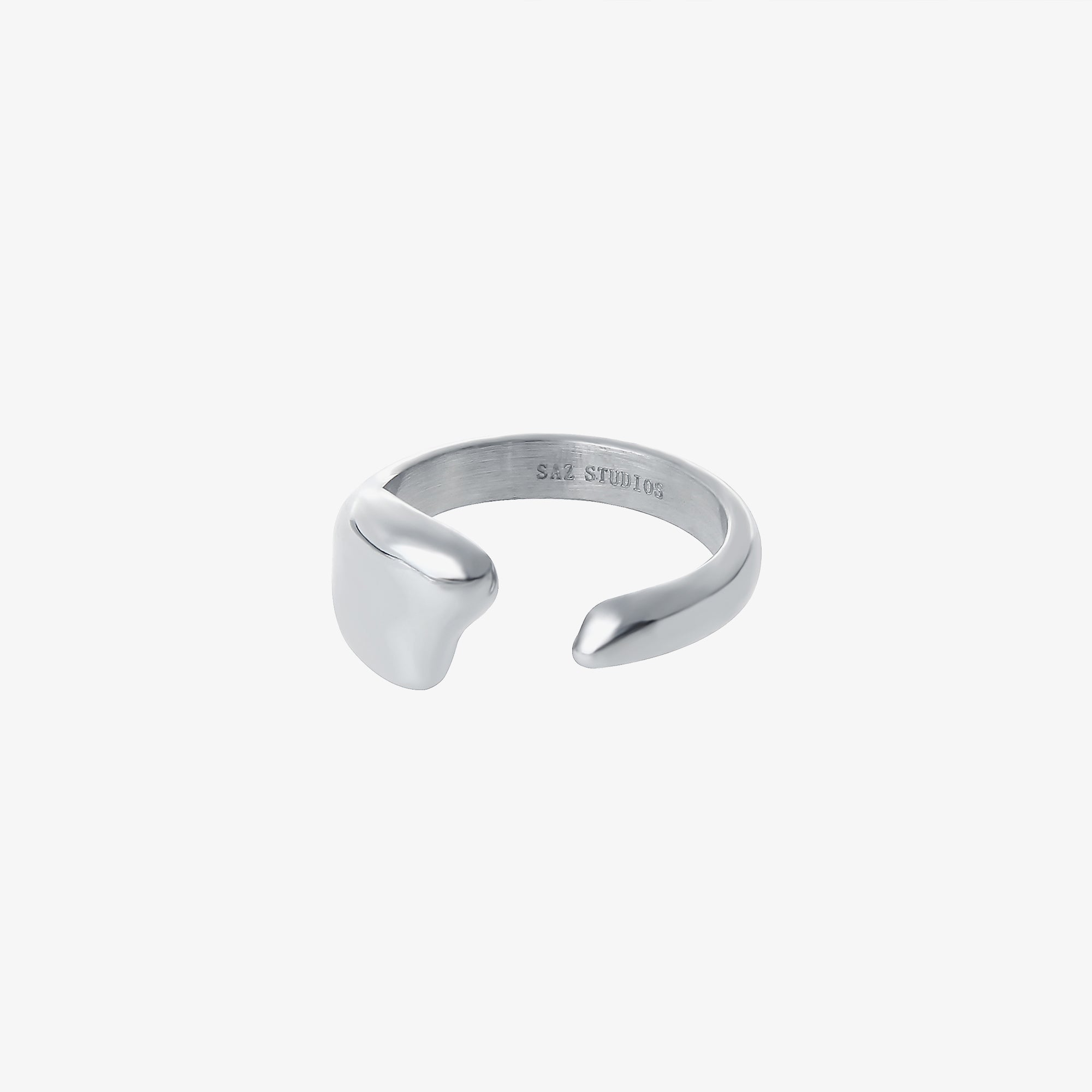 Liquid Shaped Minimalist Ring
