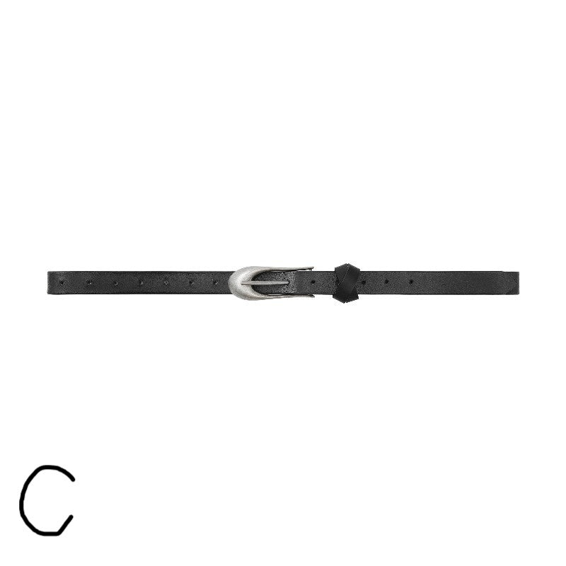 Niche Metal Buckle Belt ArtsKoreanMan