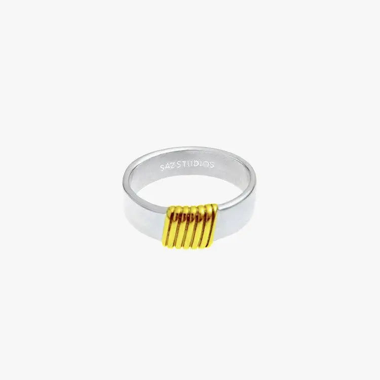 Titanium Contrast Ring ArtsKoreanMan