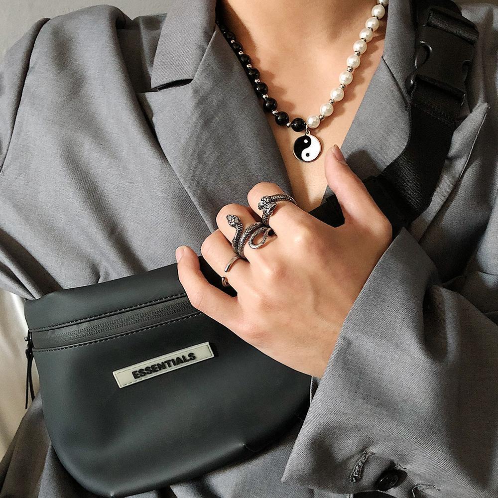 Titanium Snake Ring ArtsKoreanMan