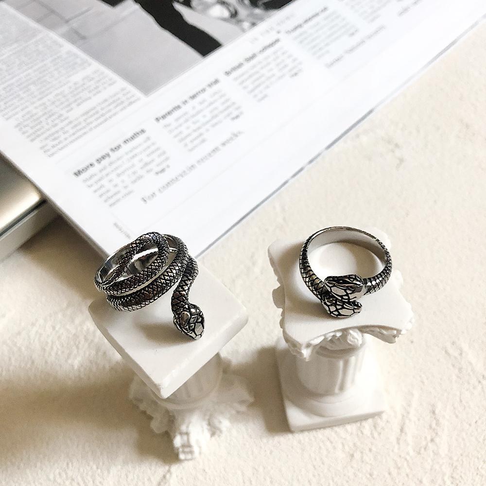 Titanium Snake Ring ArtsKoreanMan