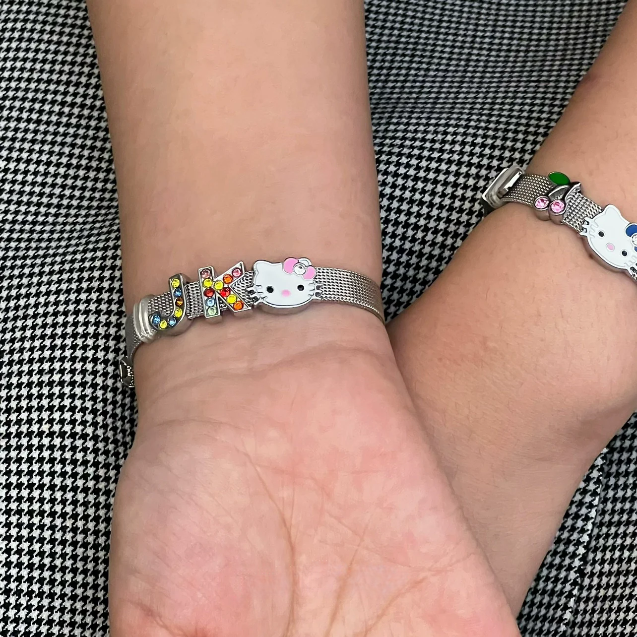 Y2K Kitty Cat Cartoon Bracelet