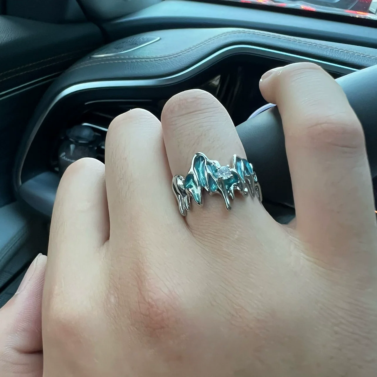 Irregular Metal Open Ring