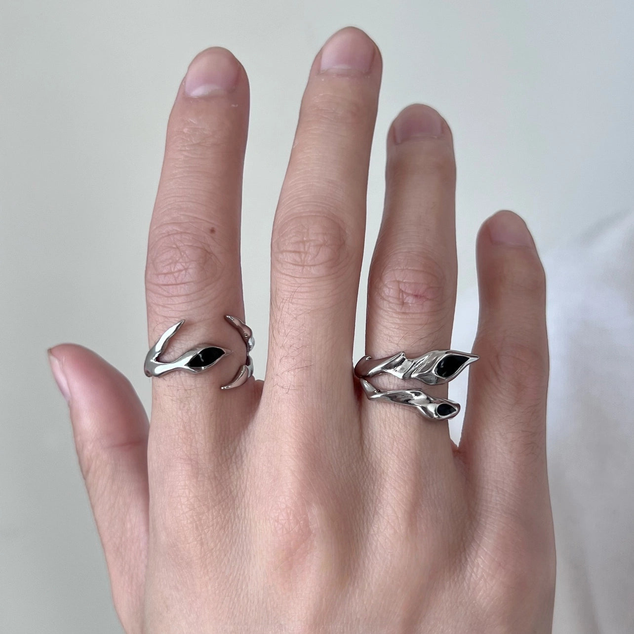 Simple Vintage Mask Face Ring - ArtsKoreanMan