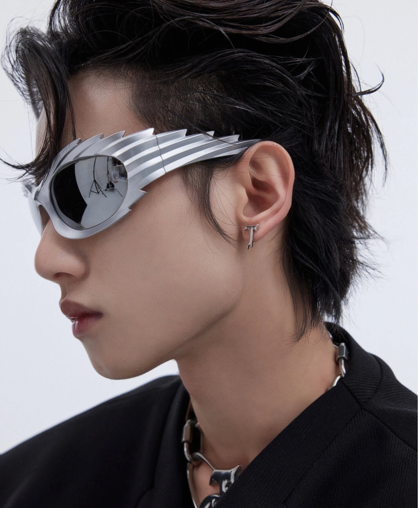 Lava T-Shaped Luxury Stud Earrings