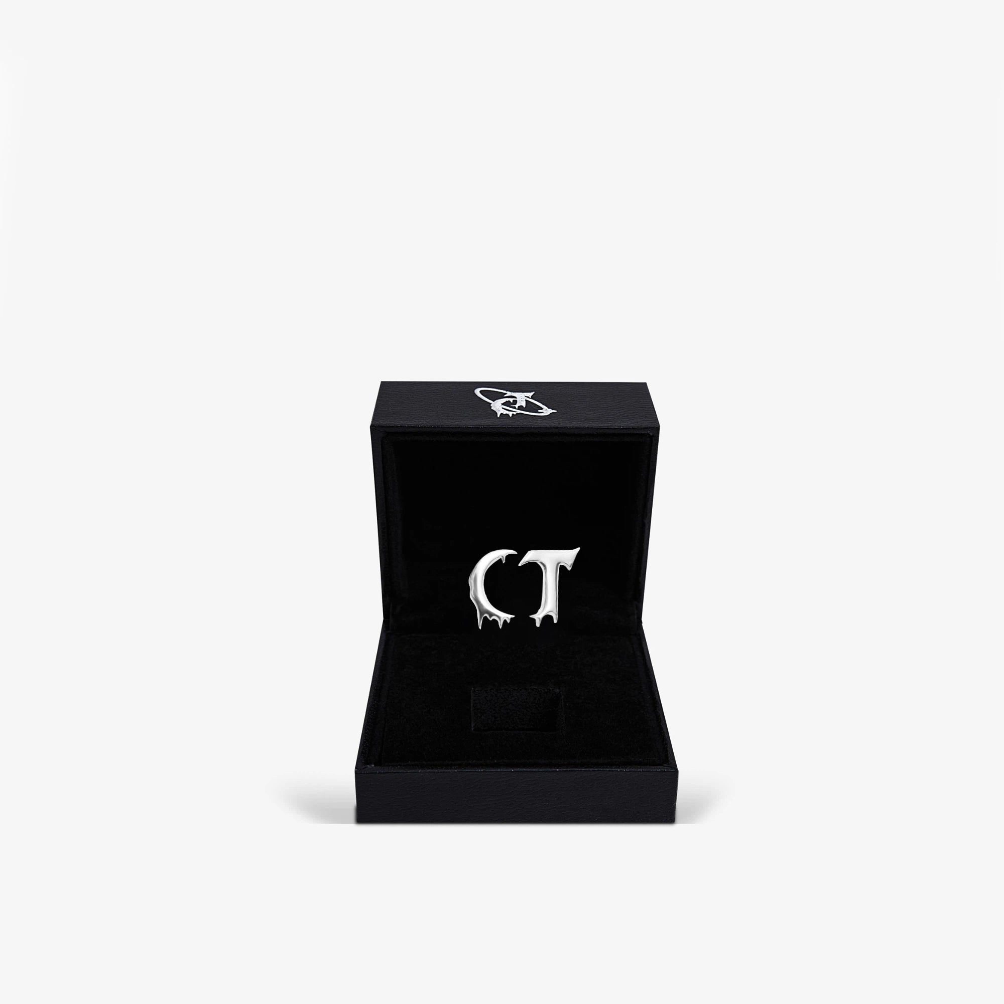 Lava T-Shaped Luxury Stud Earrings