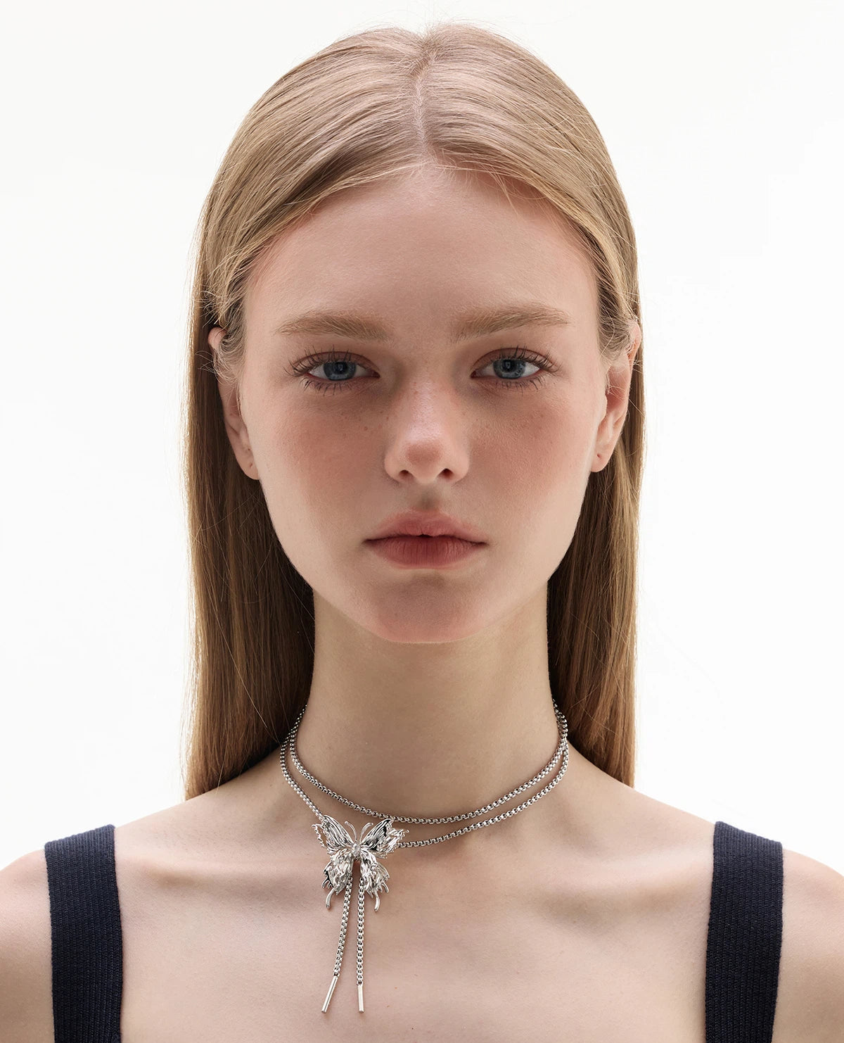 Liquid Butterfly Adjustable Necklace