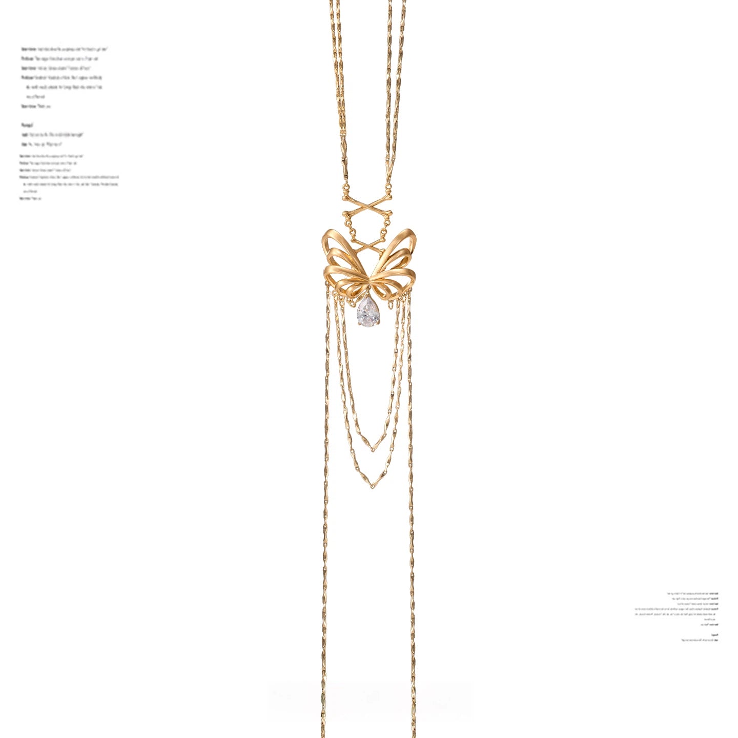 Elegant Tassel Sweater Necklace