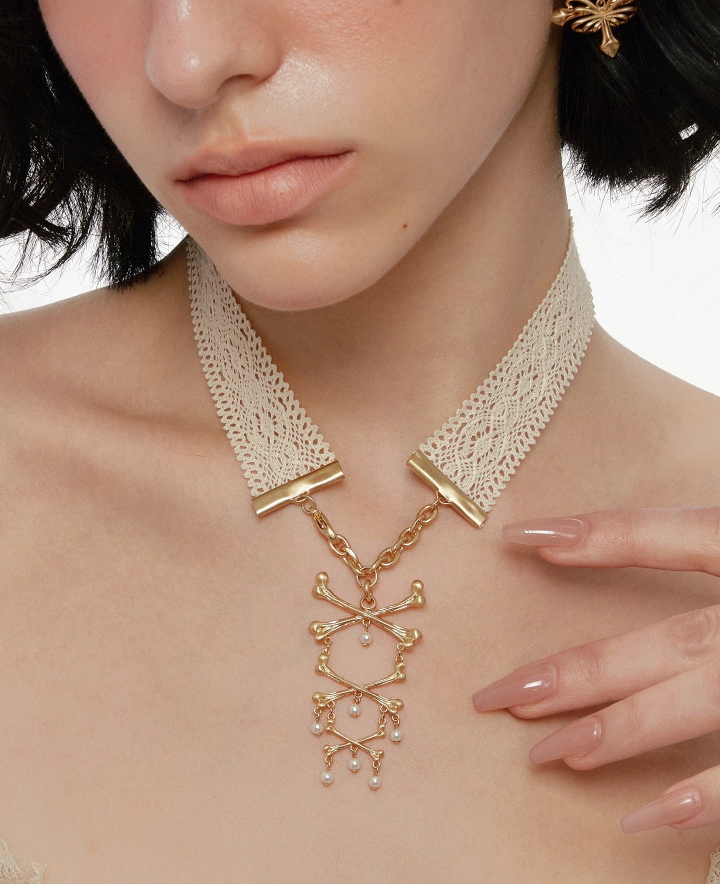 Vintage Lace Choker Necklace