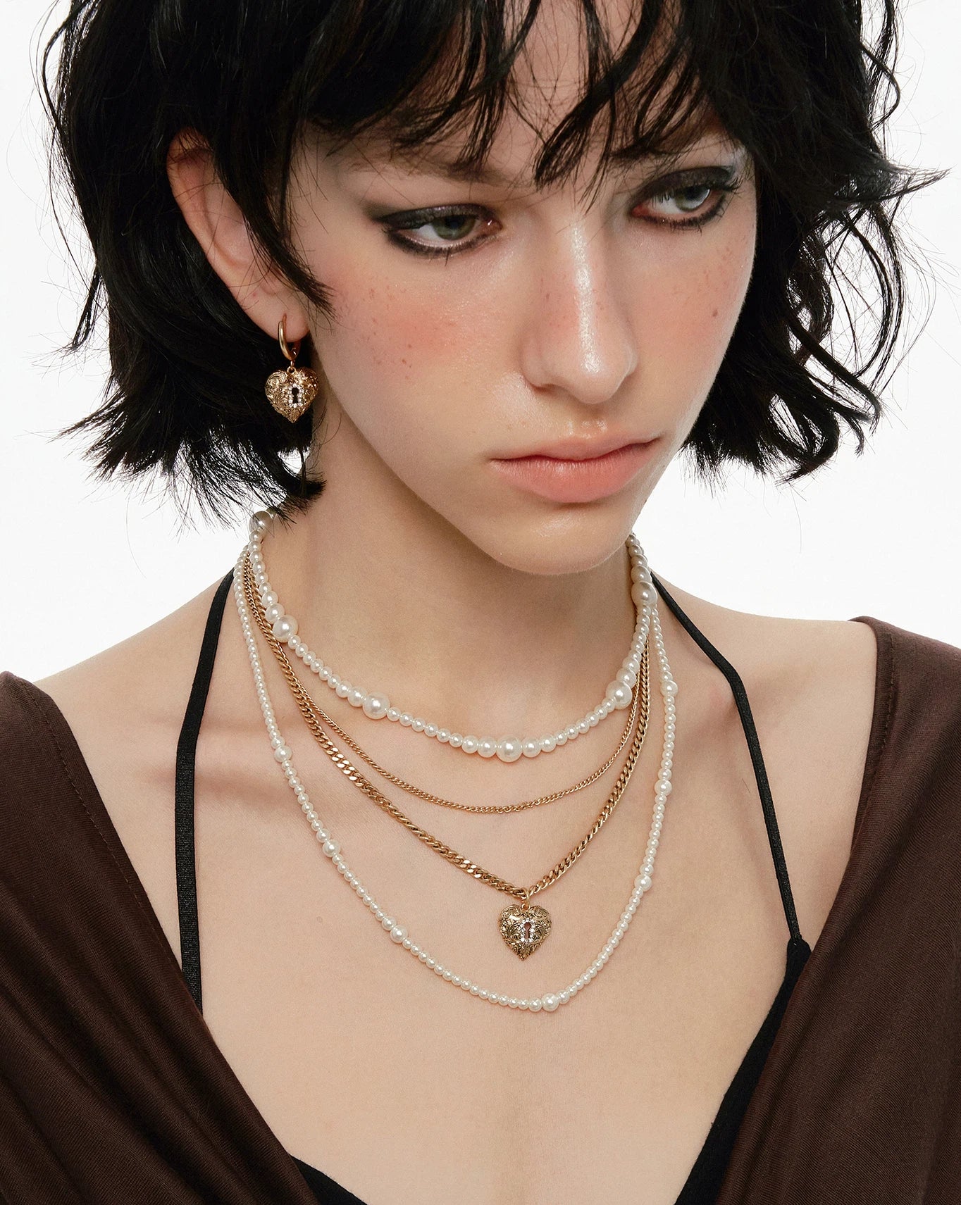 Detachable Multi-Layer Pearl Necklace