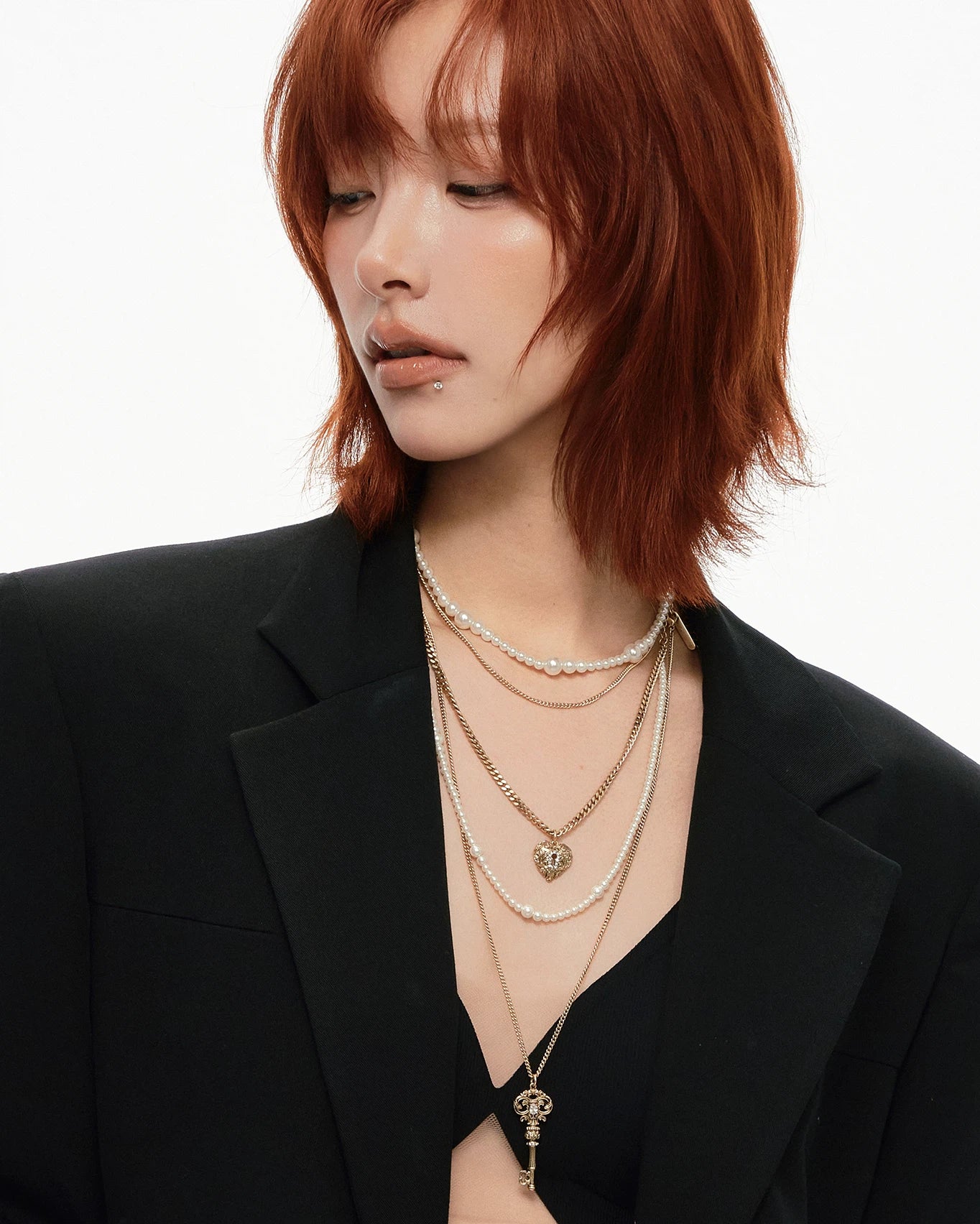 Detachable Multi-Layer Pearl Necklace