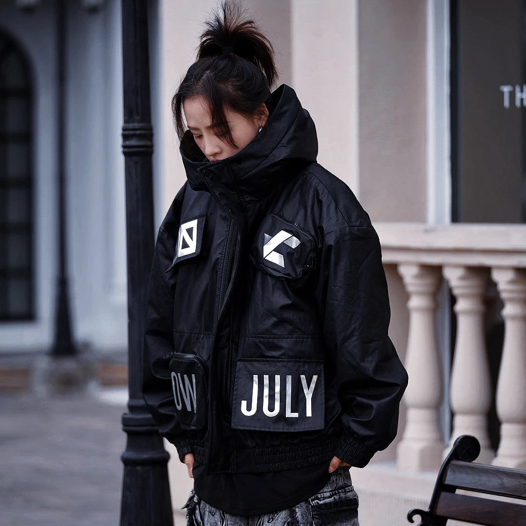 [Pre-order] Padded Street Pocket Hooded Jacket - Ships in 15 Days