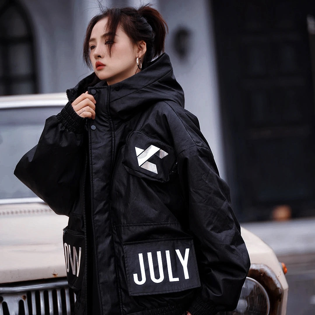[Pre-order] Padded Street Pocket Hooded Jacket - Ships in 15 Days